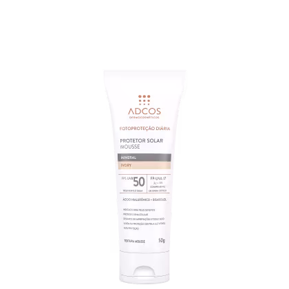 Imagem do produto Adcos Fotoproteção Diária Ivory Mousse FPS50 - Protetor Solar 50g