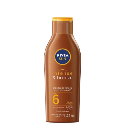 Imagem do produto NIVEA SUN Intense & Bronze FPS 6 - Loção Bronzeadora 125ml