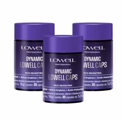 Imagem do produto Lowell Dynamic Kit 3 Suplemento 30 Cápsulas