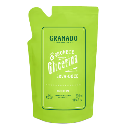 Imagem do produto Granado Glicerina Erva-doce Refil - Sabonete Líquido 300ml
