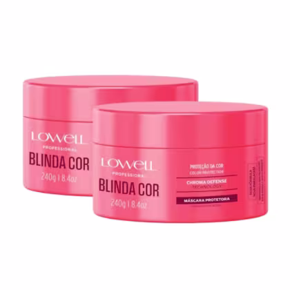 Imagem do produto Lowell Blinda Cor Kit 2 Máscara Protetora 240g