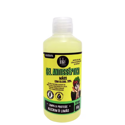 Imagem do produto Lola Cosmetics Alecrim & Limão Álcool Gel 70% - Gel Antisséptico 80g