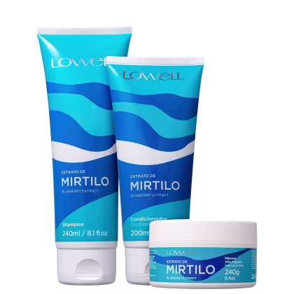 Imagem do produto Kit Lowell Extrato de Mirtilo Trio (3 Produtos)