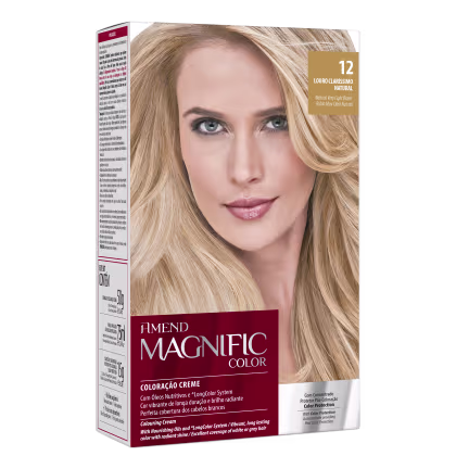 Imagem do produto Amend Magnific Color 12 Louro Claríssimo Natural - Coloração 200g