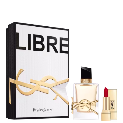 Imagem do produto Conjunto Libre Yves Saint Laurent Feminino - Eau de Parfum 50ml + Batom Mini Rouge Pur Couture 01
