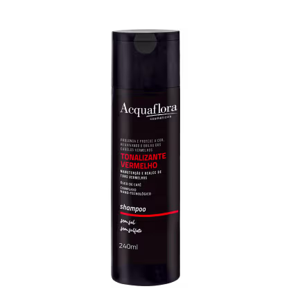 Imagem do produto Acquaflora Vermelho - Shampoo Tonalizante 300ml