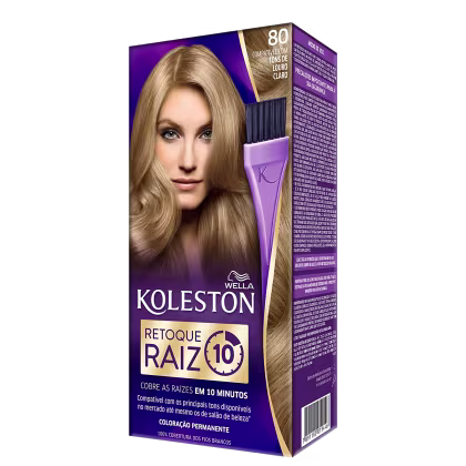 Imagem do produto Koleston Retoque Raiz 80 Louro Claro - Coloração 