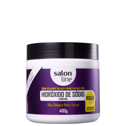 Imagem do produto Salon Line Hidróxido de Sódio Lanolina Regular - Creme Relaxante 400g