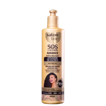 Imagem do produto Salon Line S.O.S Cachos Radiance Brilho Absoluto - Ativador de Cachos 300ml