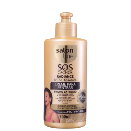 Imagem do produto Salon Line S.O.S Cachos Radiance Brilho Absoluto - Creme de Pentear 300ml