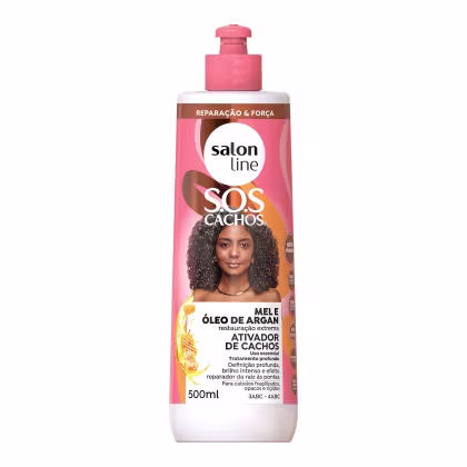 Imagem do produto Salon Line S.O.S Cachos Mel Cachos Intensos - Ativador de Cachos 500ml