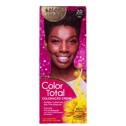 Imagem do produto Kit Salon Line Color Total 2.0 Preto - Coloração Permanente