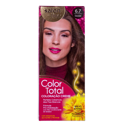 Imagem do produto Kit Salon Line Color Total 6.7 Chocolate - Coloração Permanente