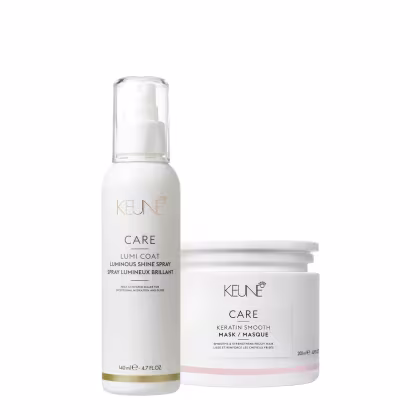 Imagem do produto Kit Keune Care Keratin Smooth Máscara e Lumi Coat Finalizador (2 produtos)