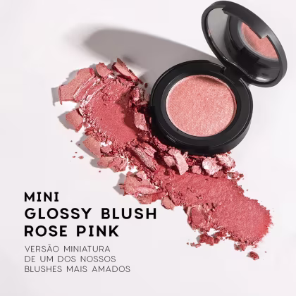 Imagem do produto Kit Océane Edition Mini Blush Glossy Rose Pink Contorno Marrom Médio e Lip Oil Punch (3 produtos)