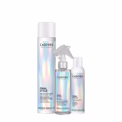Imagem do produto Kit Cadiveu Professional Final Style Fluido Fixador e Spray Brilho (3 produtos)