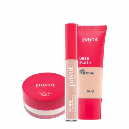 Imagem do produto Kit Payot Alta Cobertura Pó Solto e Base Corretivo (3 produtos)