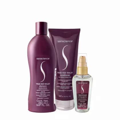 Imagem do produto Kit Senscience True Hue Violet Color Duo Oil (3 produtos)
