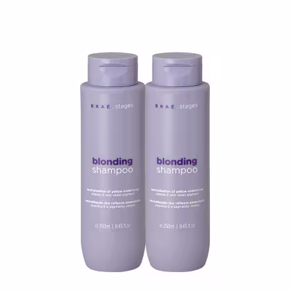 Imagem do produto Kit Braé Stages Blonding Shampoo Double (2 Unidades)