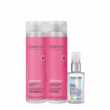 Imagem do produto Kit Cadiveu Professional Glamour Duo e Final Style Oil (3 produtos)