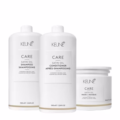 Imagem do produto Kit Keune Care Satin Oil Salon Máscara 200 (3 produtos)