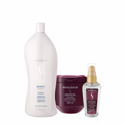 Imagem do produto Kit Senscience Balance Inner True Hue Shampoo Máscara Sérum (3 produtos)