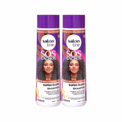 Imagem do produto Salon Line S.O.S Cachos Super Óleos Kit 2 Shampoo 300ml