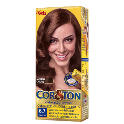 Imagem do produto Niely Cosméticos Cor & Ton 6.7 Chocolate - Coloração Permanente 
