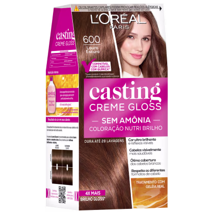 Imagem do produto Casting Creme Gloss 600 Louro Escuro - Coloração