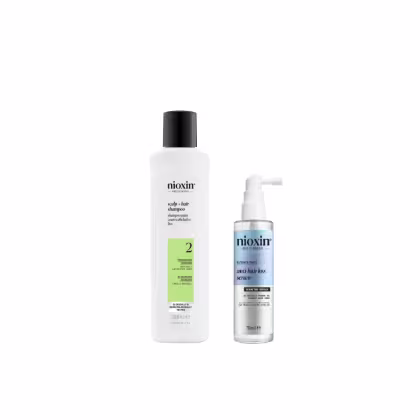Kit Nioxin Volume Thinning Sistema 2 + Anti-Hair Loss Duo Essential, 2 produtos.