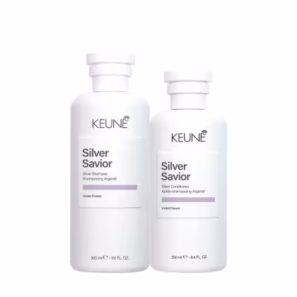 Imagem do produto Kit Keune Silver Savior - Neutralização e Brilho Platinado (2 produtos)