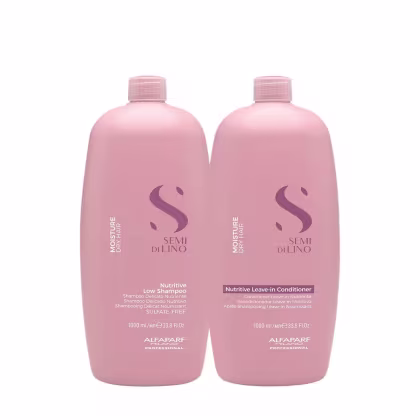 Imagem do produto Kit Alfaparf Semi di Lino Moisture Nutritive - Nutrição Profunda com Leveza (2 produtos)
