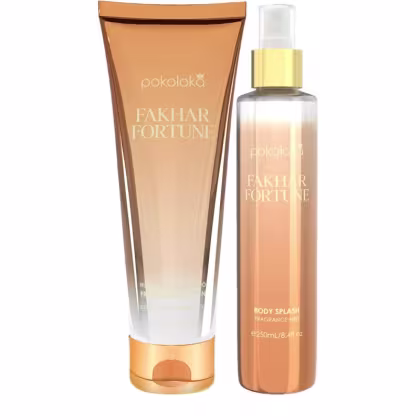Imagem do produto Kit Pokoloka Fakhar Fortune Feminino Body Splash 250ml + Hidratante Corporal 240ml