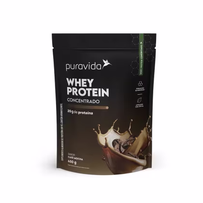 Imagem do produto Puravida Café Mocha Whey Concentrado 450g