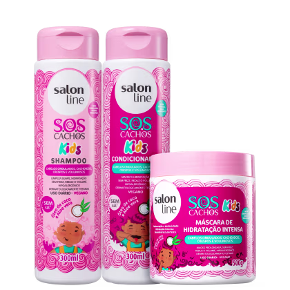 Imagem do produto Kit Salon Line S.O.S Cachos Kids Trio (3 Produtos)