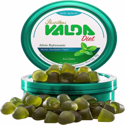Imagem do produto Pastilha Valda Diet Lata 50g