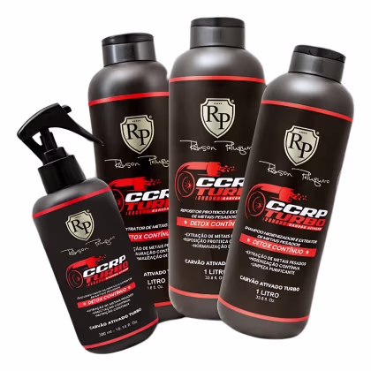 Imagem do produto Kit Carvão Ativado Ccrp Turbo 1 Litro Robson Peluquero