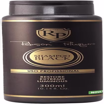 Imagem do produto Shampoo Black 300ml Robson Peluquero