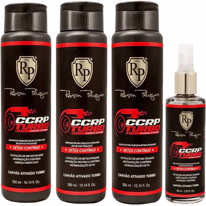 Imagem do produto Kit Carvão Ativado Ccrp Turbo 300ml Robson Peluquero