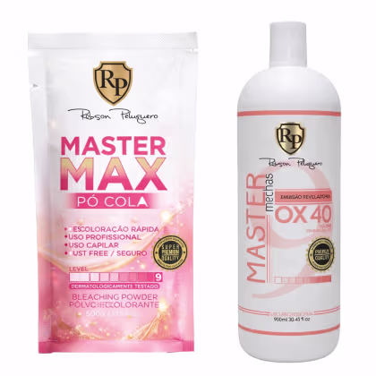 Imagem do produto Kit Descoloração Pó Cola 500gr + Ox 40 Robson Peluquero