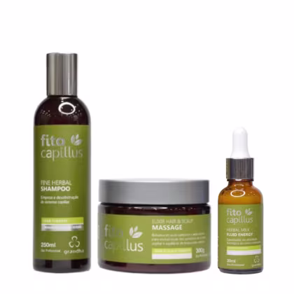 Imagem do produto Shampoo + Máscara + Tônico Milk Fito Capillus Herbal