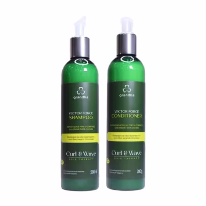 Imagem do produto Shampoo e Condicionador Cachos Vector Force Curl & Wave