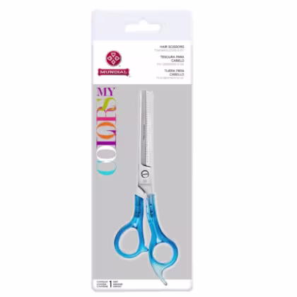 Imagem do produto Tesoura Cabelo Desbastar Colors Mundial