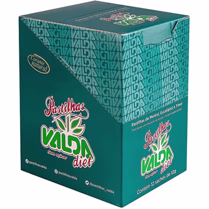 Imagem do produto Pastilha Valda Diet Caixa Com 12 Sachês De 12g Cada