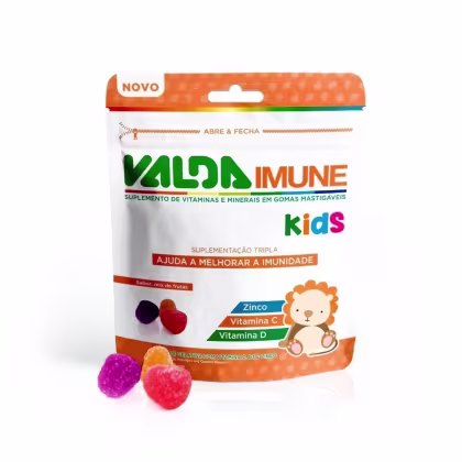 Imagem do produto Suplemento Em Gomas Mastigáveis Valda Imune Kids Sachê 50g