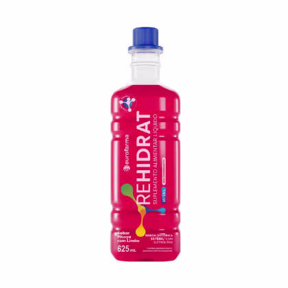 Imagem do produto Suplemento Líquido Isotônico Rehidrat Sabor Pitaya Com Limão Eurofarma 625ml
