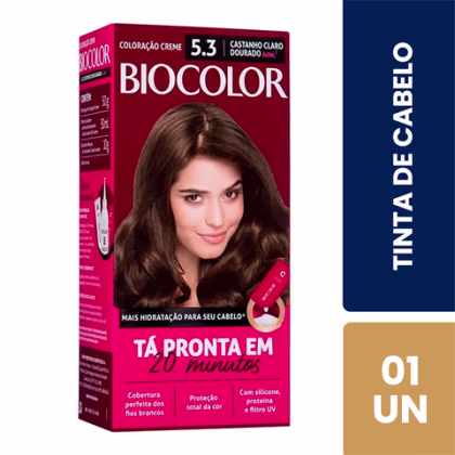 Imagem do produto Tintura Biocolor 5.3 Castanho Claro Dourado