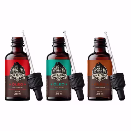 Imagem do produto 3x Óleo Barba Negra Calico Jack e Vanilla Coffee Don Alcides