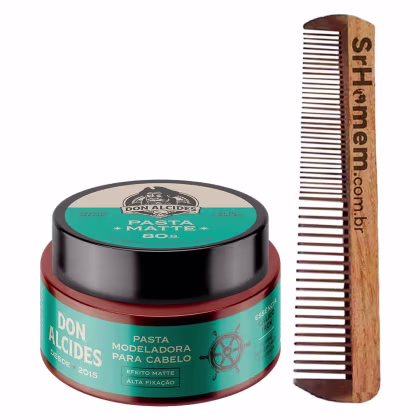 Imagem do produto Pasta Matte Para Cabelo Calico Jack Pente Duplo Don Alcides