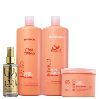 Imagem do produto Kit Wella Professionals Oil Reflections Full Salon Nutri-Enrich (4 Produtos)